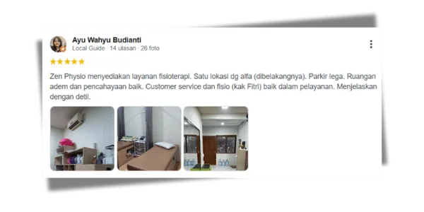 Testimoni Zen Physio 1